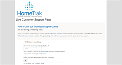 Desktop Screenshot of hometrakupdates.com